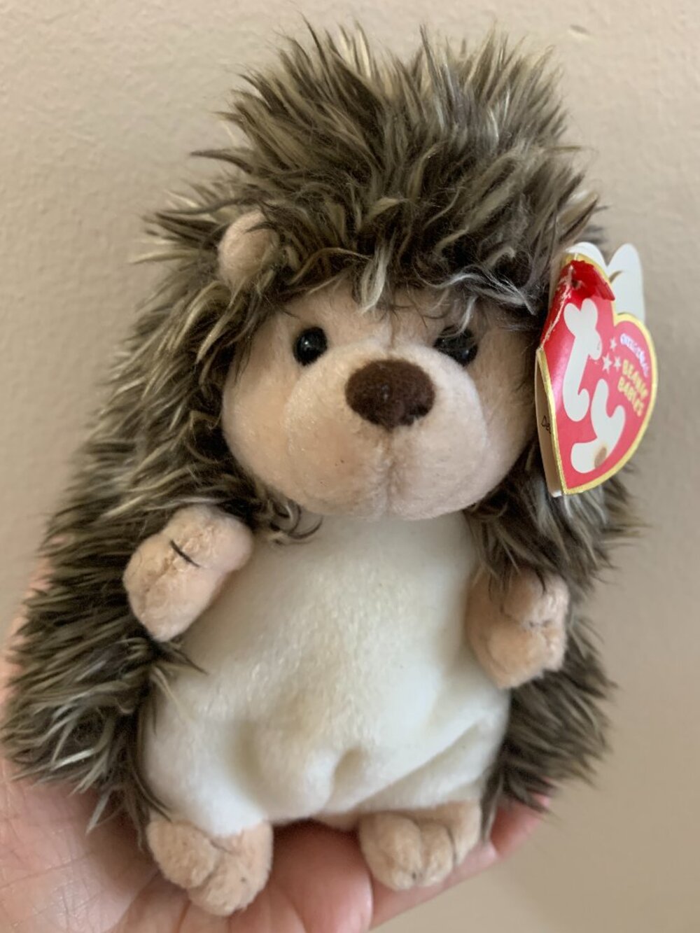 Ty Beanie Babies Prickles Hedgehog Plush Toy